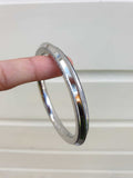 Stainless Steel Kara Sikh Bangle Brass Line Smooth Round Kada Singh Bracelet S27