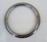 Stainless Steel Kara Sikh Bangle 3 Lines Ridged Edge Kada Singh Bracelet S26 NEW