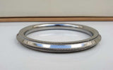 Stainless Steel Kara Sikh Bangle 3 Lines Ridged Edge Kada Singh Bracelet S26 NEW