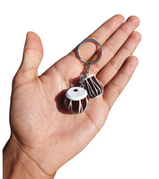 Tabla Key Ring India Punjabi Hindu Singh Kaur Key Chain Panjabi Gift LL11 Drum