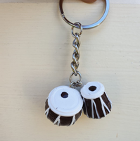 Tabla Key Ring India Punjabi Hindu Singh Kaur Key Chain Panjabi Gift LL11 Drum