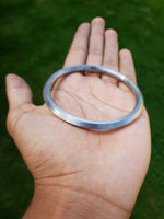 Sarbloh Sikh Kara Pure Iron One Edge Bangle Sikh Khalsa Kada Singh Bracelet DD21