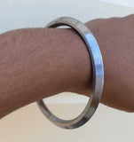 Sarbloh Sikh Kara Pure Iron One Edge Bangle Sikh Khalsa Kada Singh Bracelet DD21