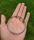 Sikh Khanda Kara Laser Engraved Silver Plated Bangle Singh Khalsa Kada CC33 NEW