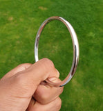 Stainless Steel Kara Smooth Round Sikh Bracelet Singh Kaur Khalsa Bangle DD22