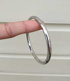 Stainless Steel Kara Smooth Round Sikh Bracelet Singh Kaur Khalsa Bangle DD22