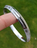 Silver Plated Kara Laser Engraved Khanda Kada Sikh Singh Kaur Khalsa Bangle CC35