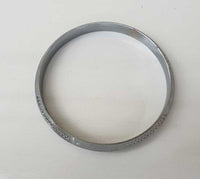 Silver Plated Kara Laser Engraved Khanda Kada Sikh Singh Kaur Khalsa Bangle CC35