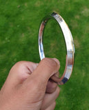 Stainless Steel Kara Brass Line Edged Sikh Bangle Singh Kaur Khalsa Kada EE13