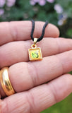 Ek Onkar Pendant Tiny Sikh Locket Punjabi Singh Gold Plated Amulet thread LL33