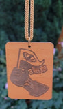 Punjabi Har Maidan Fateh sikh Khalsa Wood Pendant Evil Protection Car Hanger QQ9