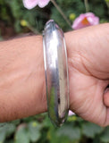 Sarbloh Kara Sikh Kada Kakaar Iron Smooth Karha Singh King Warrior Bangle EE16