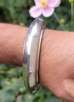 Sarbloh Kara Sikh Kada Kakaar Iron Smooth Karha Singh King Warrior Bangle EE16