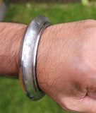 Sarbloh Kara Sikh Kada Kakaar Iron Smooth Karha Singh King Warrior Bangle EE16