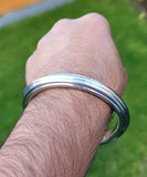 Sarbloh Kara Sikh Kada Kakaar Iron Lines Karha Singh King Loha Dori Bangle BB24