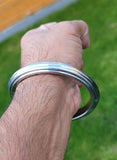 Sarbloh Kara Sikh Kada Kakaar Iron Lines Karha Singh King Loha Dori Bangle BB24