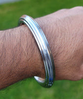 Sarbloh Kara Sikh Kada Kakaar Iron Lines Karha Singh King Loha Dori Bangle BB24