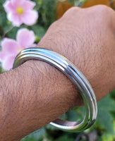 Sarbloh Kara Sikh Kada Kakaar Iron Lines Karha Singh King Loha Dori Bangle BB24