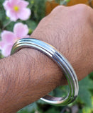 Sarbloh Kara Sikh Kada Kakaar Iron Lines Karha Singh King Loha Dori Bangle BB24