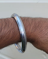 Sarbloh Kara Sikh Kada Kakaar Iron Lines Karha Singh King Loha Dori Bangle BB24