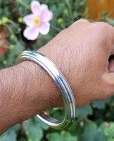 Sarbloh Kara Sikh Kada Kakaar Iron Lines Karha Singh King Loha Dori Bangle BB24