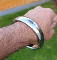 Sarbloh Kara Sikh Kada Kakaar Iron Smooth Karha Singh Warrior Loha Bangle BB25