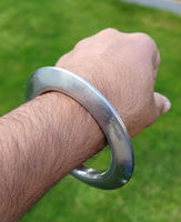 Sarbloh Kara Sikh Kada Kakaar Iron Smooth Karha Singh King Loha DISC Bangle BB27