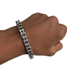 Chain Kara Chrome Plated Steel Sikh Singh Khalsa Kara Punjabi Kada Bracelet OF6