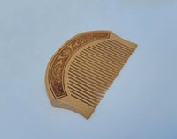 Sikh Comb Wooden Kanga Singh Kaur Kakar Khalsa 1 of 5 Ks Khanda engraved PP3 New