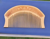 Sikh Comb Wooden Kanga Singh Kaur Kakar Khalsa 1 of 5 Ks Khanda engraved PP3 New