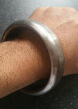 Stylish SARBLOH Pure Iron Steel Smooth Sikh Khalsa Taksali Kara KADA Bangle D4