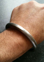 Stylish SARBLOH Pure Iron Steel Smooth Sikh Khalsa Taksali Kara KADA Bracelet M1