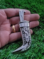 Stainless Steel Ceremonial Sikh Khalsa Singh Kaur Siri Sahib Taksali Design OF32