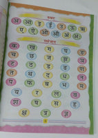 Learn hindi language reading writing hindi pathmala alphabets words book india