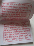 Ganesh chalisa evil eye protection shield good luck pocket book in hindi aarti