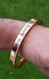 Nirbhau nirvair kara bangle singh kaur khalsa kada sikh copper hindu kada i11