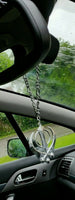 Silver plated punjabi sikh khanda no stones stunning pendant for car rear mirror