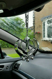 Large Stainless Steel Punjabi Sikh Large Khanda Pendant Car Mirror Hanging P2