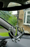 Large Stainless Steel Punjabi Sikh Large Khanda Pendant Car Mirror Hanging P2