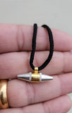 Punjabi evil protection amulet good luck taweet locket pendant black thread pp5