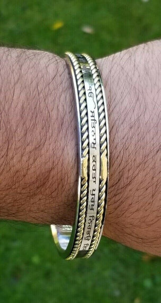 Sikh kara stainless steel mool mantar smooth singh kaur gurbani kada bangle u5