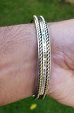 Sikh kara stainless steel mool mantar smooth singh kaur gurbani kada bangle u5