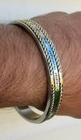 Sikh kara stainless steel mool mantar smooth singh kaur gurbani kada bangle u5