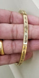 Brass kara taati vaao na lagai singh kaur bangle smooth flat sikh bani kada p7