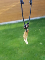 Authentic wolf tooth pendant tribal evil eye nazar protection witcher necklace A