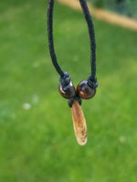 Authentic wolf tooth pendant tribal evil eye nazar protection witcher necklace A