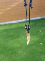 Authentic wolf tooth pendant tribal evil eye nazar protection witcher necklace A