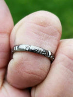 Word shani protection saturn plain iron ring horse shoe ring chala astrology h17