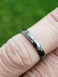 Word shani protection saturn plain iron ring horse shoe ring chala astrology h17