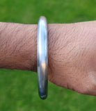 Sarbloh Kara Sikh Kada Kakaar Iron Round Karha Singh King Loha Bangle BB28 New